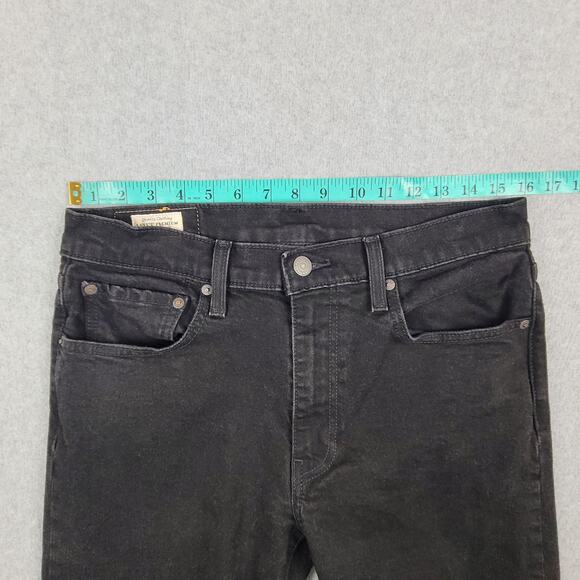 Levi's Men's Straight Jeans - Black - Picture 14 of 16